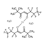 CAS#: 143457-82-3, Bis[(4Z)-6,6,7,7,8,8,8-Heptafluoro-5-(Hydroxy-kappao)-2,2-Dimethyl-4-Octen-3-Onato]Barium Dihydrate
