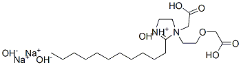 CAS 登录号：14350-97-1， 1-[2-(羧基甲氧基)乙基]-1-(羧甲基)-4,5-二氢-2-十一烷基-1H-咪唑鎓盐氢氧化钠(1:1:2)