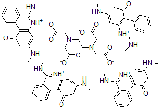 CAS 登录号：143578-51-2， 3,6-二甲基氨基二苯并吡啶鎓乙二胺四乙酸盐