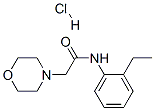 CAS 登录号：143579-14-0， N-(2-乙基苯基)-2-吗啉-4-基乙酰胺盐酸盐
