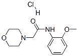 CAS 登录号：143579-15-1， N-(2-甲氧基苯基)-2-吗啉-4-基乙酰胺盐酸盐