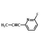 CAS#: 143651-24-5, 2-Fluoro-6-(1-Propyn-1-Yl)Pyridine