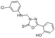 CAS#: 143658-81-5, (6E)-6-[4-[[(3-Chlorophenyl)Amino]Methyl]-5-Sulfanylidene-1,3,4-Oxadiazolidin-2-Ylidene]Cyclohexa-2,4-Dien-1-One