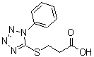 CAS 登录号：1437-67-8， 3-[(1-苯基-1H-四唑-5-基)硫基]丙酸