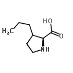 CAS 登录号：14371-87-0， (2S)-3-丙基吡咯烷-2-羧酸