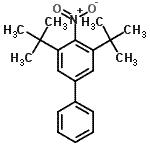 CAS 登录号：143726-80-1， 3,5-二(2-甲基-2-丙基)-4-硝基联苯