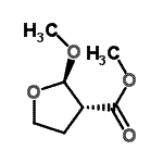 CAS#: 143789-17-7, Methyl (2R,3R)-2-Methoxytetrahydro-3-Furancarboxylate