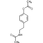 CAS 登录号：14383-56-3， 4-(2-乙酰氨基基乙基)苯基乙酸酯