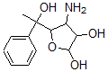 CAS 登录号：143873-68-1， 4-氨基-5-(1-羟基-1-苯基乙基)四氢呋喃-2,3-二醇