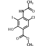 CAS#: 143878-24-4, Methyl 4-Acetamido-5-Chloro-2-Hydroxy-3-Iodobenzoate