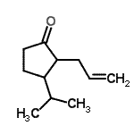CAS 登录号：143882-58-0， 2-烯丙基-3-异丙基环戊酮
