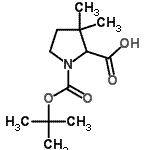 CAS#: 143979-40-2, 3,3-Dimethyl-1-{[(2-Methyl-2-Propanyl)Oxy]Carbonyl}Proline