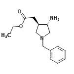 CAS#: 144017-84-5, Ethyl [(3R,4S)-4-Amino-1-Benzyl-3-Pyrrolidinyl]Acetate