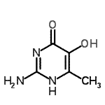 CAS 登录号：14405-13-1， 2-氨基-5-羟基-6-甲基-4(1H)-嘧啶酮