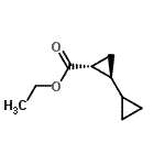 CAS 登录号：144072-15-1， 乙基(1S,2R)-1,1'-联(环丙基)-2-羧酸酯