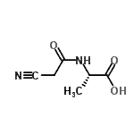 CAS 登录号：144085-35-8， N-(氰基乙酰基)-L-丙氨酸