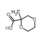 CAS#: 144101-98-4, 2-Methyl-1,4-Dioxane-2-Carboxylic Acid