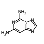 CAS 登录号：144105-17-9， [1,2,4]三唑并[1,5-c]嘧啶-5,7-二胺