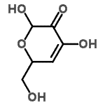 CAS 登录号：144218-58-6， 2,4-二羟基-6-(羟基甲基)-2H-吡喃-3(6H)-酮