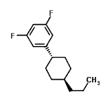 CAS 登录号：144261-13-2， 1,3-二氟-5-(反式-4-丙基环己基)苯