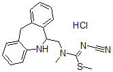 CAS 登录号：144332-32-1， N'-氰基-N-(6,11-二氢-5H-苯并[c][1]苯并氮杂卓-6-基甲基)-N-甲基-1-甲基硫基甲脒盐酸盐