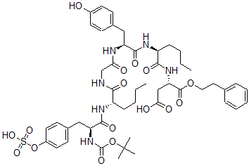 CAS 登录号：144396-38-3， 缩胆囊素-J