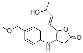 CAS#: 144398-02-7, 5-[(E)-3-Hydroxybut-1-Enyl]-4-[[4-(Methoxymethyl)Phenyl]Amino]Oxolan-2-One