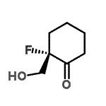 CAS 登录号：144462-31-7， (2S)-2-氟-2-(羟基甲基)环己酮