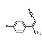 CAS 登录号：144477-79-2， (2Z)-3-(4-氟苯基)-2-丁烯腈