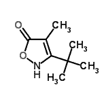 CAS#: 144478-95-5, 4-Methyl-3-(2-Methyl-2-Propanyl)-1,2-Oxazol-5(2H)-One
