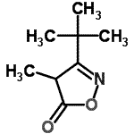 CAS 登录号：144478-96-6， 4-甲基-3-(2-甲基-2-丙基)-1,2-恶唑-5(4H)-酮