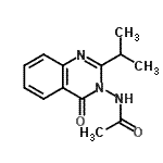 CAS 登录号：144522-58-7， N-(2-异丙基-4-氧代-3(4H)-喹唑啉基)乙酰胺