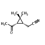 CAS#: 144686-75-9, [(1R,3S)-3-Acetyl-2,2-Dimethylcyclopropyl]Acetonitrile