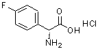 CAS#: 144744-41-2, (2R)-Amino(4-Fluorophenyl)Acetic Acid Hydrochloride (1:1)