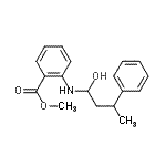 CAS 登录号：144761-91-1， 甲基2-[(1-羟基-3-苯基丁基)氨基]苯甲酸酯