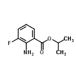 CAS 登录号：144851-83-2， 异丙基2-氨基-3-氟苯甲酸酯