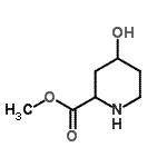 CAS 登录号：144913-66-6， 甲基4-羟基-2-哌啶羧酸酯