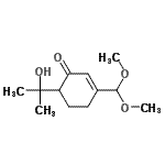 CAS 登录号：144918-16-1， 3-(二甲氧基甲基)-6-(2-羟基-2-丙基)-2-环己烯-1-酮