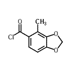 CAS#: 144934-70-3, 4-Methyl-1,3-Benzodioxole-5-Carbonyl Chloride
