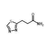 CAS#: 14501-21-4, 3-(1,3,4-Thiadiazol-2-Yl)Propanamide