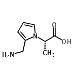 CAS#: 145041-25-4, (2S)-2-[2-(Aminomethyl)-1H-Pyrrol-1-Yl]Propanoic Acid