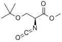 CAS 登录号：145080-94-0， (2S)-3-(1,1-二甲基乙氧基)-2-异氰酸-丙酸甲酯