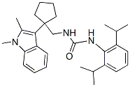 CAS#: 145131-59-5, 1-[[1-(1,2-Dimethylindol-3-Yl)Cyclopentyl]Methyl]-3-[2,6-Di(Propan-2-Yl)Phenyl]Urea