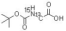 CAS 登录号：145143-01-7， N-{[(2-甲基-2-丙基)氧基]羰基}(2-<sup>13</sup>C,<sup>15</sup>N)甘氨酸