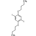 CAS#: 145483-70-1, 1,4-Dibutoxy-2,5-Diiodobenzene