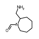 CAS 登录号：145544-76-9， 2-(氨基甲基)-1-氮杂环庚烷甲醛