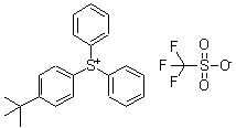 CAS#: 145612-66-4, [4-(2-Methyl-2-Propanyl)Phenyl](Diphenyl)Sulfonium Trifluoromethanesulfonate