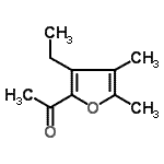 CAS 登录号：145663-32-7， 1-(3-乙基-4,5-二甲基-2-呋喃基)乙酮