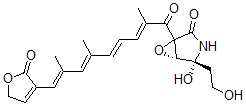 CAS#: 145763-35-5, (1R,2R)-2-Hydroxy-2-(2-Hydroxyethyl)-5-[(2E,4E,6E,8E)-2,6,8-Trimethyl-9-(2-Oxo-5H-Furan-3-Yl)Nona-2,4,6,8-Tetraenoyl]-6-Oxa-3-Azabicyclo[3.1.0]Hexan-4-One