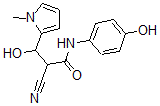 CAS 登录号：145918-66-7， 2-氰基-3-羟基-N-(4-羟基苯基)-3-(1-甲基吡咯-2-基)丙酰胺